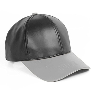 100% Genuine Leather Crown Adjustable Classic Cowhide Leather Cap Hat