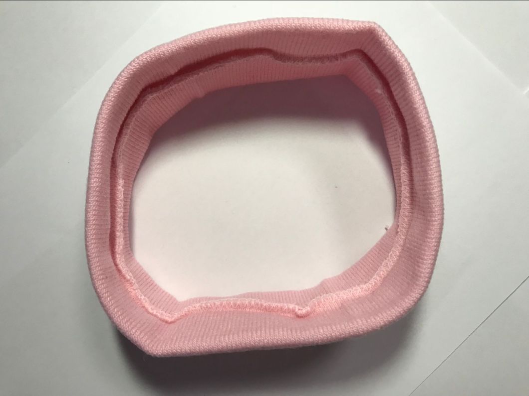 Custom Winter Embroidered Elastic Yoga Sports Sweatband Knit Headband