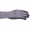 Breathable Work Gloves 100% Polyester Latex Coated Grey Nylon Gloves