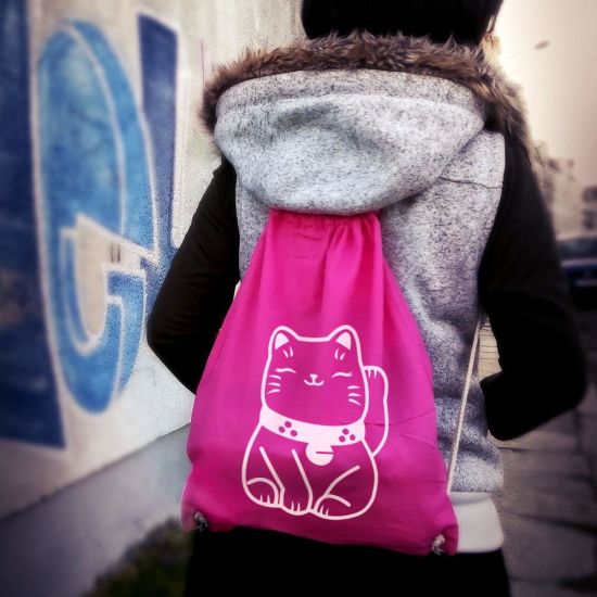 Sedex Audit Shopping Gym Bag Washable Backpack Drawstring Bag Cotton Custom with Logo for Man Women
