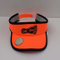 BSCI Audit Unisex Orange Dry-Fit Fabric Sports Golf Bottle Opener Visor with Sweatband