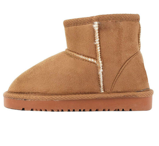 Kids Anti Rubber Sole Casual Fashion Winter Wool Short Tube Snow Warm Boots