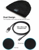 Polyester Outdoor Headphone Unisex Music Hat with Wireless Bluetooth