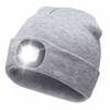 USB Rechargeable Unisex Winter Lighted Beanie Knitted Hat LED