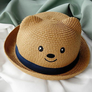 Sedex Audit Adjustable Sun Bucket Summer Hat Kids Straw Hat
