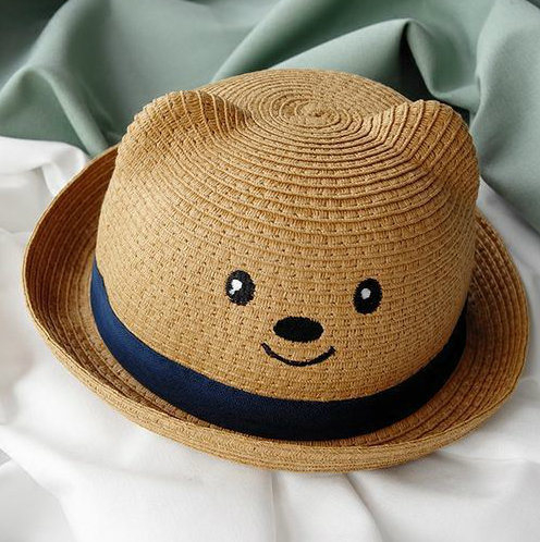 Sedex Audit Adjustable Sun Bucket Summer Hat Kids Straw Hat