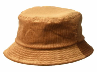 Downturned Brim Flat Crown Corduroy Hat Wholesale Custom
