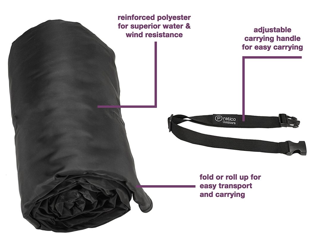 100% Polyester Plaid Portable Extra Large Polar Fleece Picnic Blanket