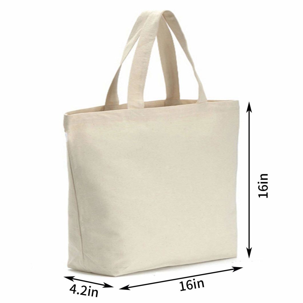 Sedex Audit Wholesale Man Women Plain Shoulder Bag Heavy Duty Durable Natural Canvas Tote Bag Customzied for Shopping Outdoor Travel