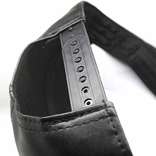 Lightweight Adjustable Fashion Hip Hop PU Leather Snapback Cap for Man Women