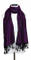 Acrylic Jacquard Scarf Women Fashion Rose Pattern with Fringe
