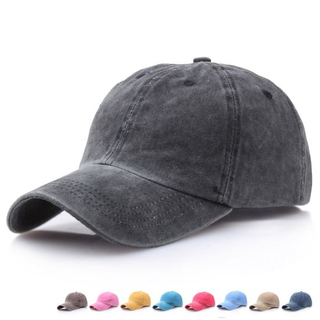 BSCI Audit 100% Cotton Plain Distressed Dyed Washed Baseball Cap