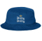 100% Cotton Promotional Flat Crown Embroidered Fashion Bucket Hat