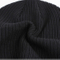 High Quality Plain Custom Color Fleece Lining Black Knitted Beanie Hat with for Wholesale