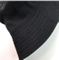 Custom Downturned Brim Folding Cotton Black Plain Bucket Hat