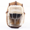 Russian Winter Earflaps Lamb Fur Leather Trooper Hat Australian Shearling Sheepskin Ushanka Trapper Hat