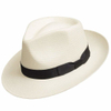 Classic Fedora Straw Hat Panama with Removable Exotic Feather