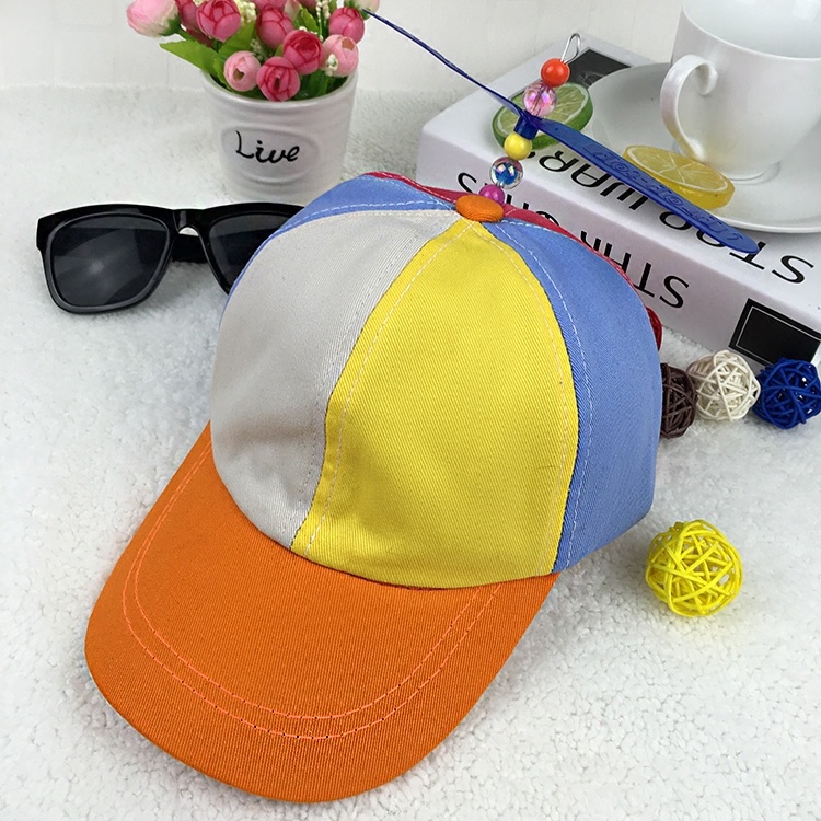 Custom Unisex 6-Panel Traditional Baseball Cap Multi-Color Propeller Hat