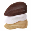 BSCI Audit Beret Style Summer Sun Mesh Classic Straw IVY Cap