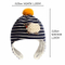 Cotton Knitted Beanie Warm Animal Patterned Striped Winter Children Hat