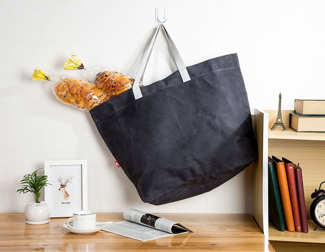 Sedex Audit 100% Waxed Canvas Durable Market Tote Large Travel Beach Shopping Gym School Bag for Man Women