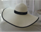 Sombrero White Lady Custom Paper Summer Wide Brim Beach Straw Hat