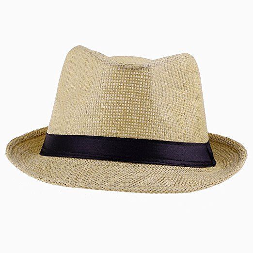Sombrero Fedora Men's Fashion Custom Paper Summer Beach Straw Hat