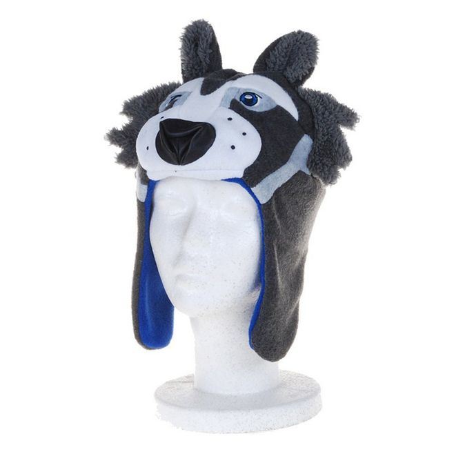 Cute Cartoon Warm Soft Kids Girl Warmer Ear Flap Plush Winter Head Animal Hat