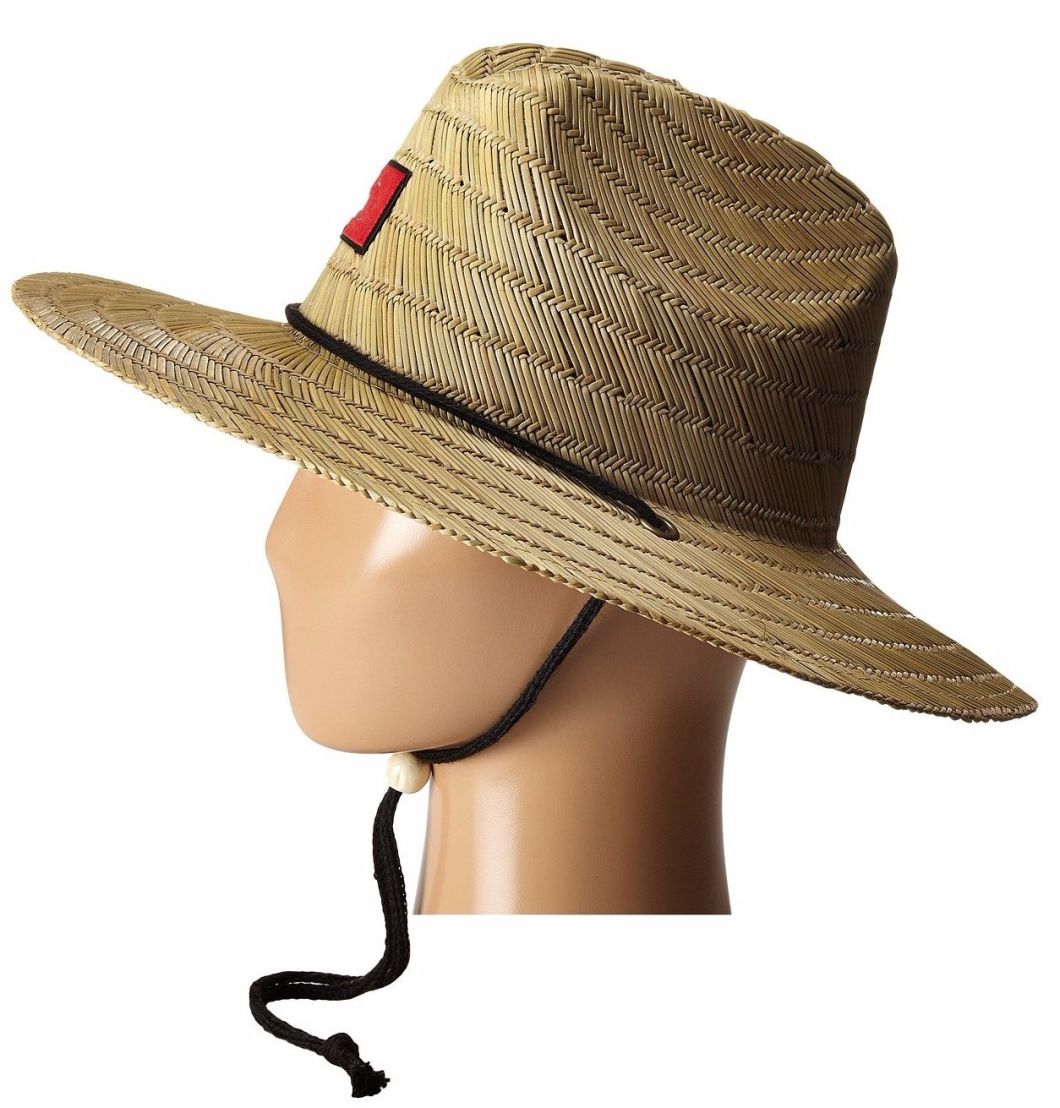 Adjustable Breathable Lightweight Pierside Lifeguard Straw Hat