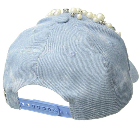 100% Cotton Women Twinkling Diamond Jewelry Pearl Sexi Hat