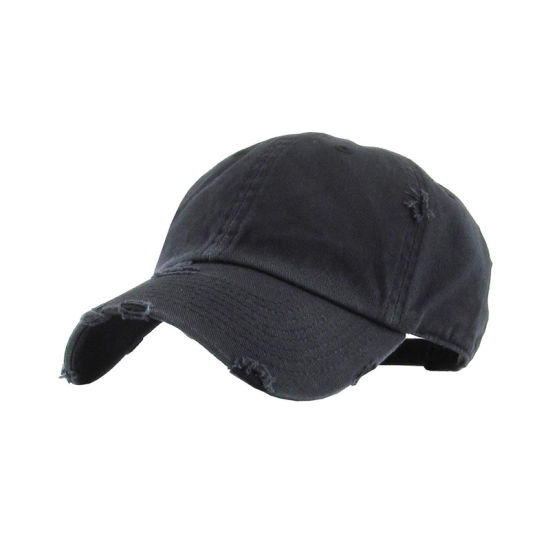 BSCI Audit Custom Washed Distressed Cotton Baseball Polo Style Vintage Cap