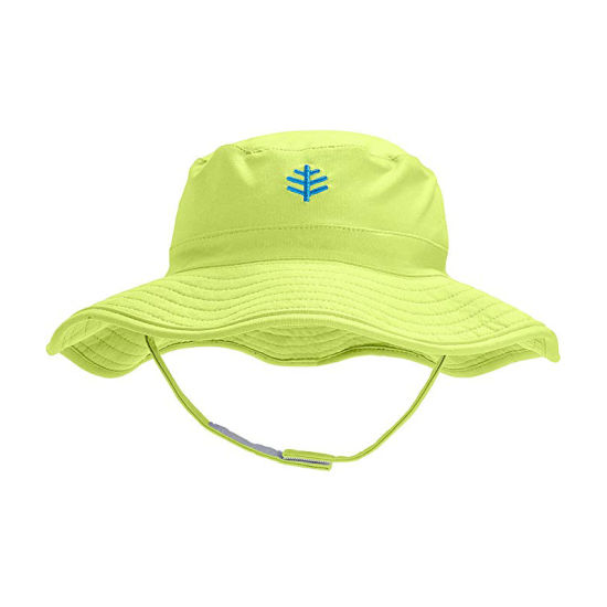 Embroidered Magic Tape Sun Protection Bucket Hat Without Brim