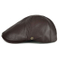 Classic Beret 6-Panel IVY Leather Top Hat with Cotton Sweatband