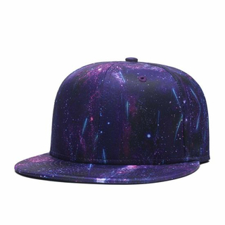 Custom Adjustable Unisex Snapback Galaxy Baseball Cheap Cap Printing