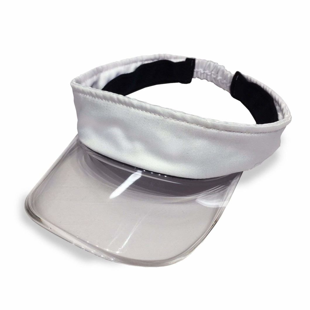BSCI Audit Adjustable Sports Man Women Summer Elastic UV Plastic Visor Cap