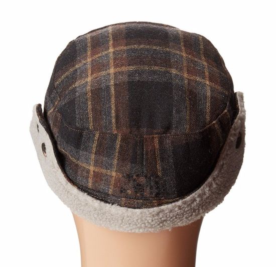 BSCI Audit Wool Polyester Fleece Cap Winter with Flip-up Contoured Earflaps