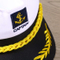 Sedex Audit 100% Cotton Embroidered Captain Officer Navy Cap for Costume