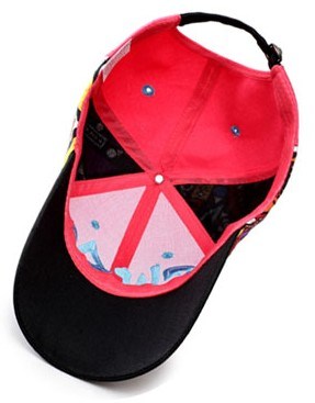 Wholesale 6-Panel Red Stylish 3D Embroidery Baseball Cap