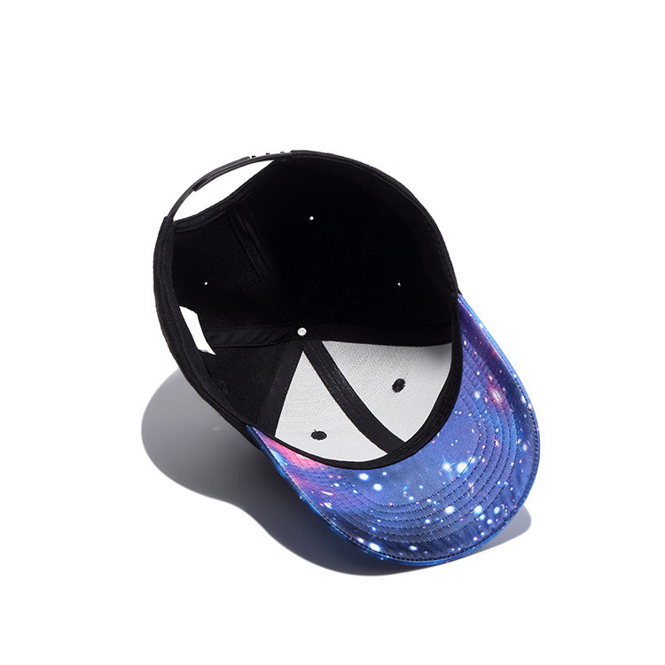 Wholesale Fashion Trendy Adjustable Custom Print 100% Polyester Baseball Cap