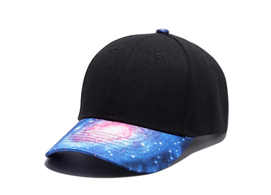 Wholesale Fashion Trendy Adjustable Custom Print 100% Polyester Baseball Cap