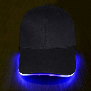 Custom Unisex Cotton Adjustable LED Baseball Cap for Party Hip-Hop