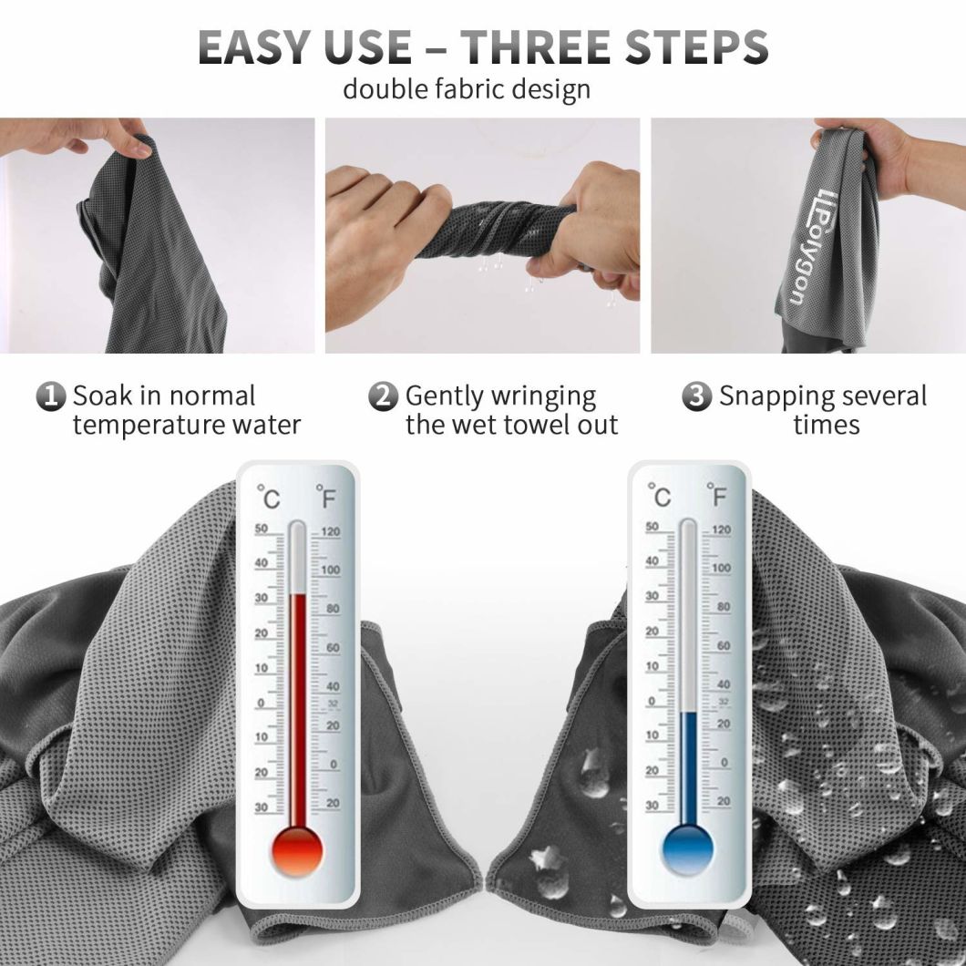 Wholesale Breathable Summer Cooling Towel Scarf for Gym Workout Sports