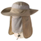 Nylon Sun Protection Summer Outdoor Fishing Hat with Neck Flap
