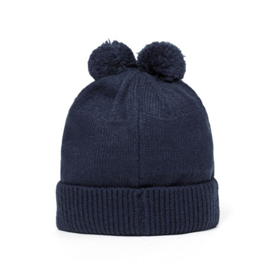 100% Acrylic Winter Knitted Beanie Knitted Hat for Baby