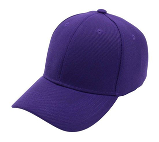 Polyester Adjustable Plain Hat Baseball Cap Bulk with Velcro Closure