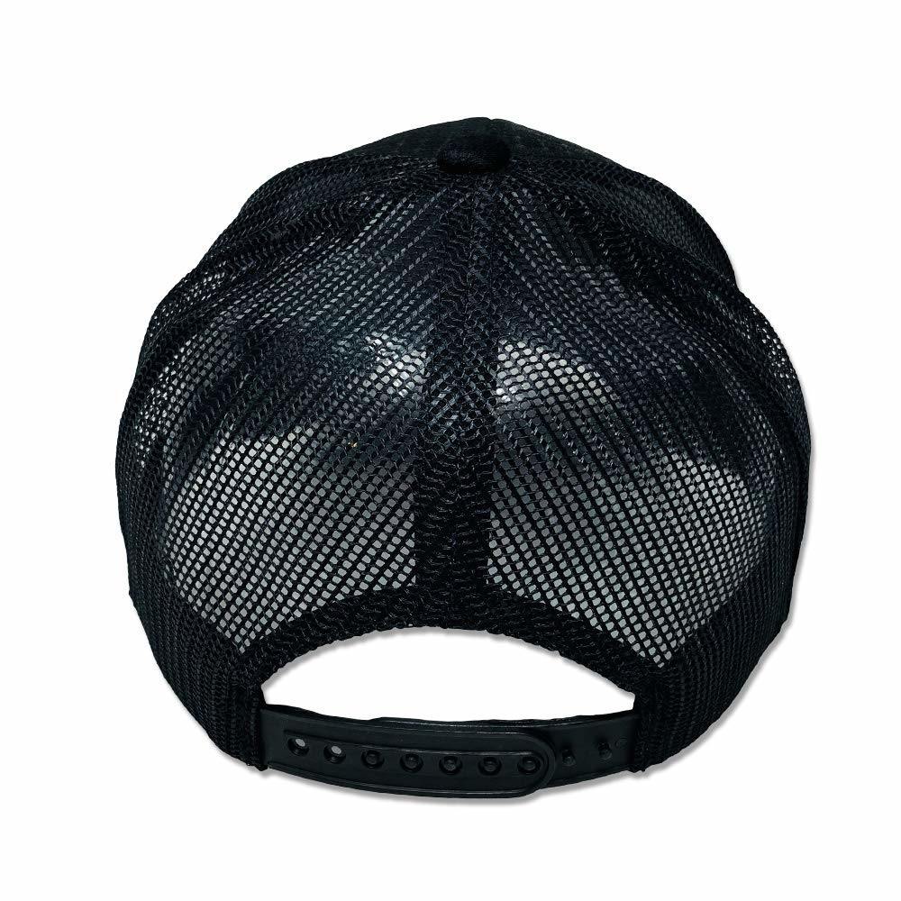 6 Panel Unisex Baseball Curved Bill Durable Suede Trucker Cap with Snap Closure