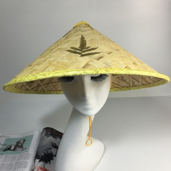 Chinese Oriental Straw Bamboo Sun Hat Farmer Fishing Vietnam Hat
