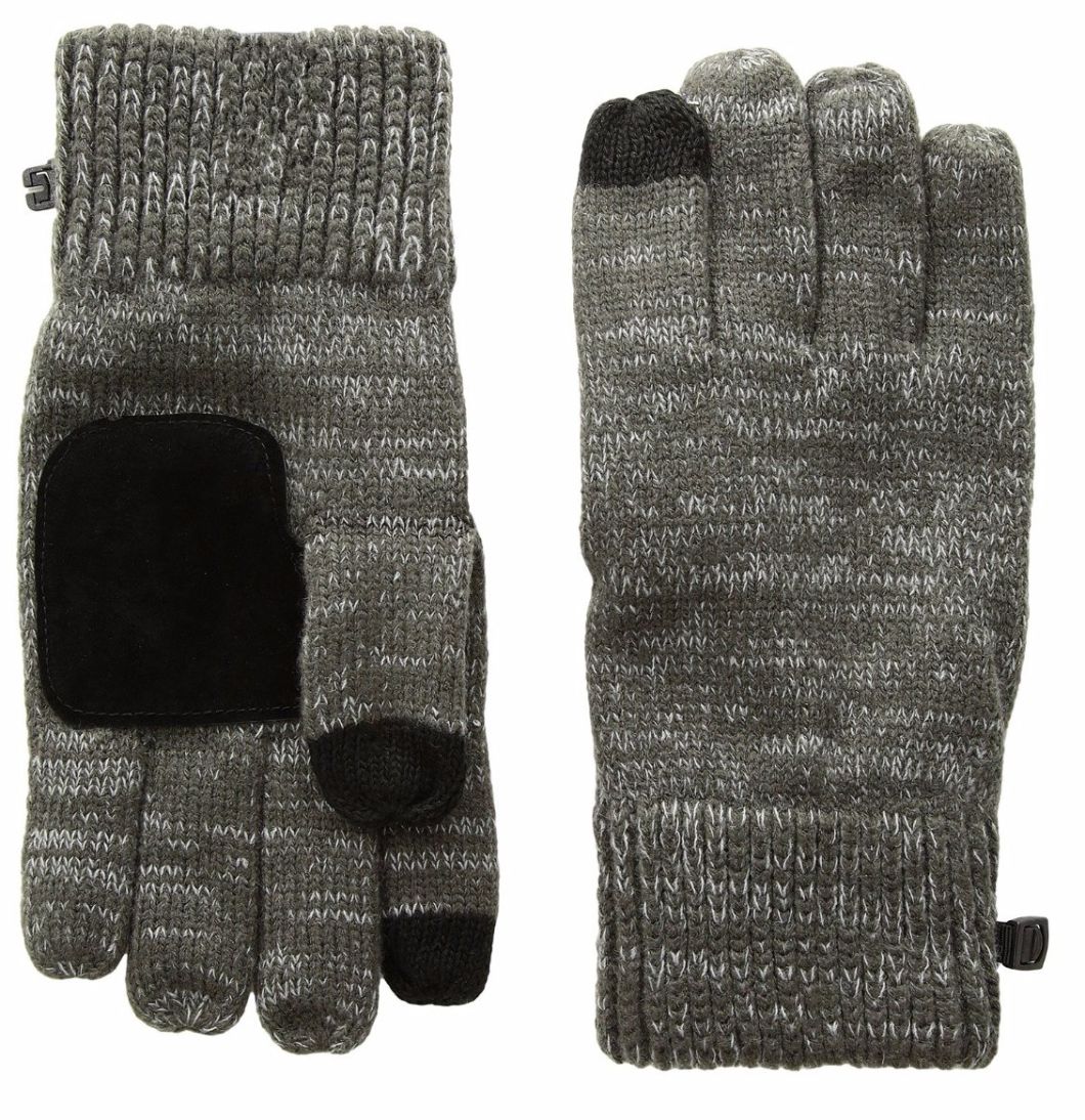 100% Acrylic Man Women Stretchable Wool-Knit Touchscreen Gloves Winter