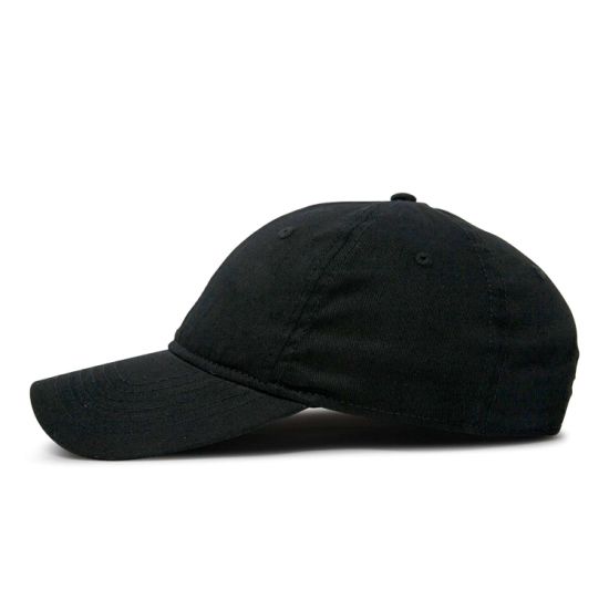 Custom 100% Cotton 6-Panel Low Crown Adjustable Baseball Cap Blank for Women