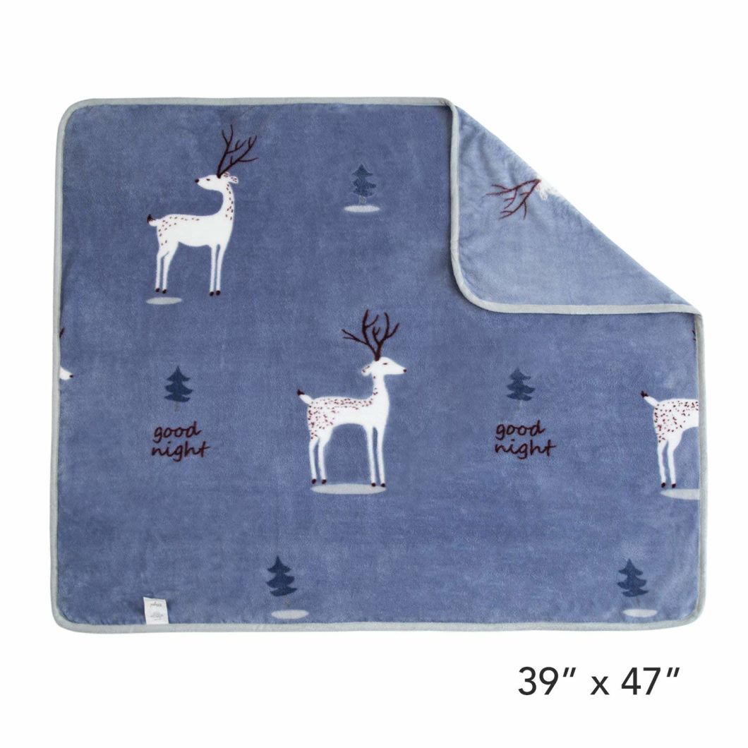Sedex Audit Toddler 100% Polyester Microfiber Fleece Baby Blanket